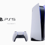 Playstation 5 console with controller